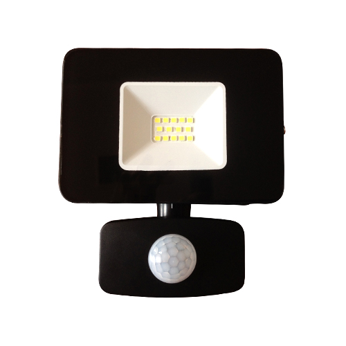 90° Motion Sensor 40 X 53mm 10W New LED flood light black