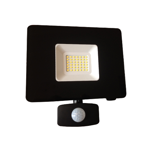 90° Motion Sensor 97 X 75mm 30W New LED flood light black